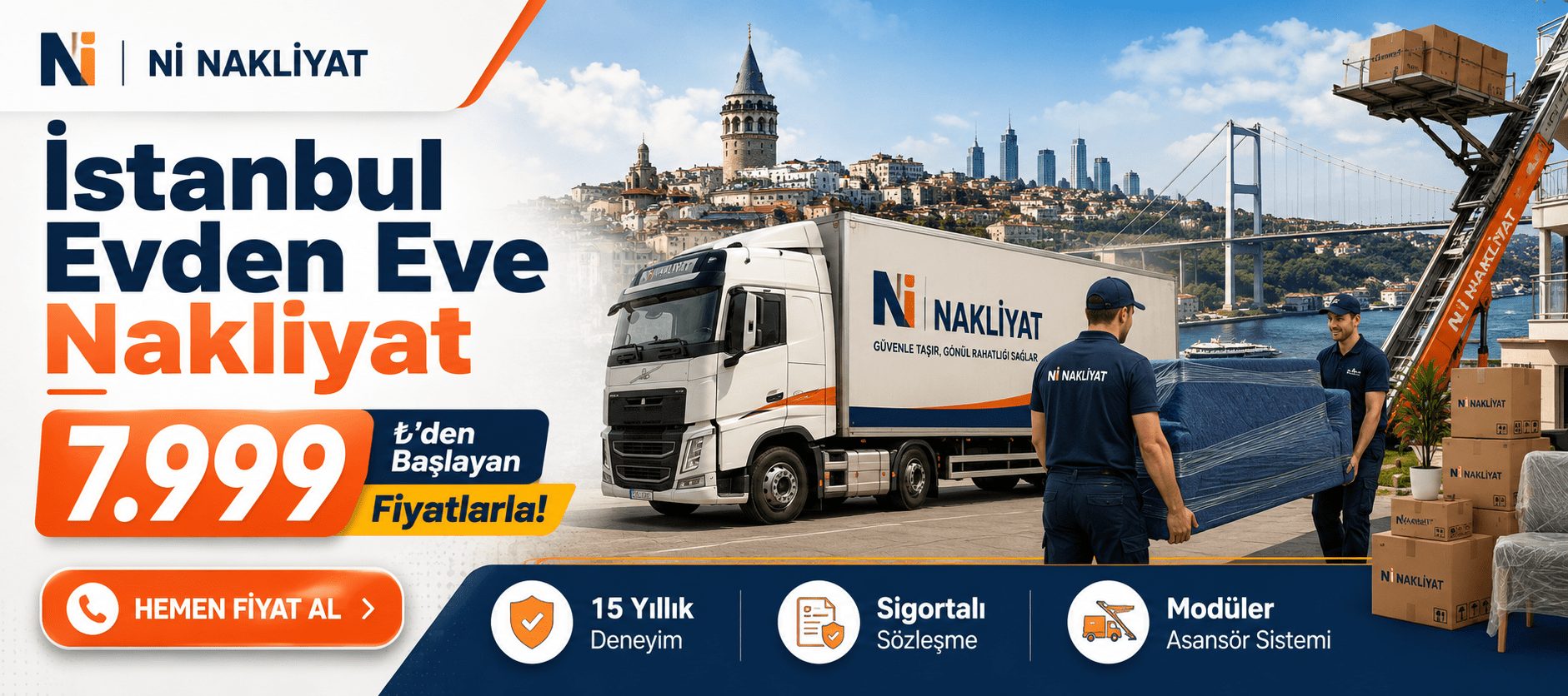 İstanbul Evden Eve Nakliyat Hizmeti ile Güvenli ve Profesyonel Taşınma